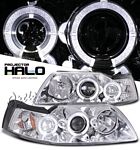 Ford Mustang 1999-2004 Clear Dual Halo Projector Headlights