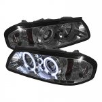 2005 Chevy Impala Smoked CCFL Halo Projector Headlights with LED