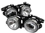 1990 BMW E34 5 Series Clear Dual Halo Projector Headlights