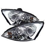 2004 Ford Focus Clear Dual Halo Projector Headlights