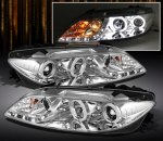 2004 Mazda 6 Clear CCFL Halo Projector Headlights with LED DRL
