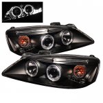 Pontiac G6 2005-2008 Black Dual Halo Projector Headlights with LED