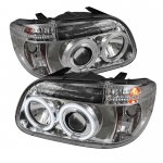 1998 Ford Explorer Clear CCFL Halo Projector Headlights