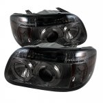 1998 Ford Explorer Smoked Dual Halo Projector Headlights