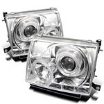 1998 Toyota Tacoma Clear Dual Halo Projector Headlights with LED