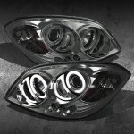 2006 Chevy Cobalt Smoked CCFL Halo Projector Headlights with LED