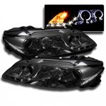 2004 Mazda 6 Smoked Halo Projector Headlights with LED DRL