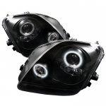 2001 Honda Prelude Black CCFL Halo Projector Headlights