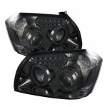 2005 Dodge Magnum Smoked Halo Projector Headlights with LED