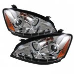 2004 Nissan Altima Clear CCFL Halo Projector Headlights with LED