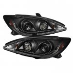 2002 Toyota Camry Black Projector Headlights with LED