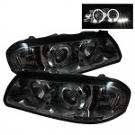 2005 Chevy Impala Smoked Halo Projector Headlights