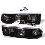 2000 Chevy S10 Black Halo Projector Headlights