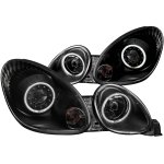 Lexus GS300 1998-2005 Anzo Black Dual CCFL Halo Projector Headlights