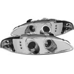 1996 Mitsubishi Eclipse Clear Projector Headlights with Halo