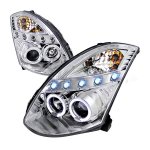 2003 Infiniti G35 Coupe Clear Halo Projector Headlights with LED
