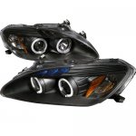 2005 Honda S2000 Black Halo Projector Headlights with LED