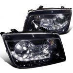 VW Jetta 1999-2004 Smoked Projector Headlights with LED