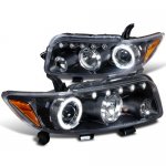 2008 Scion xB Black Halo Projector Headlights with LED