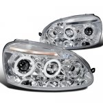 2006 VW Jetta Clear Halo Projector Headlights with LED