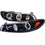 2000 Pontiac Grand Prix Smoked Halo Projector Headlights with LED
