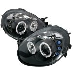 Dodge Neon SRT-4 2003-2005 Black Dual Halo Projector Headlights with LED
