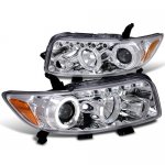 2008 Scion xB Clear Halo Projector Headlights with LED
