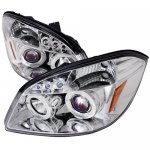 2005 Chevy Cobalt Clear Halo Projector Headlights with LED