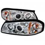 2005 Chevy Impala Clear Dual Halo Projector Headlights with LED