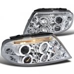 2002 VW Passat Clear Halo Projector Headlights with LED