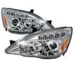 2005 Honda Accord Clear Halo Projector Headlights with LED