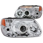2001 Ford Explorer Projector Headlights Chrome CCFL Halo LED
