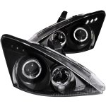 2001 Ford Focus Projector Headlights Black Halo LED