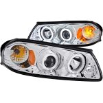 2001 Chevy Impala Clear Projector Headlights with CCFL Halo and LED