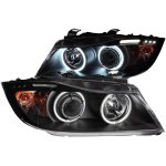 2006 BMW 3 Series Sedan Projector Headlights Black CCFL Halo LED