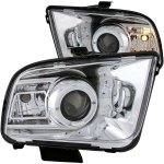 2009 Ford Mustang Projector Headlights Chrome Halo