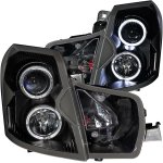 2007 Cadillac CTS Projector Headlights Black Halo