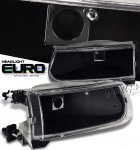 2001 Ford Explorer Black Euro Headlights