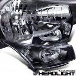 Chevy Cruze 2011-2012 Black Euro Headlights