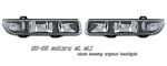 Saturn S-Series 1996-1999 Black Euro Headlights