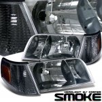 2006 Ford Crown Victoria Smoked Headlights and Corner Lights