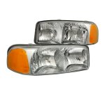 GMC Yukon Denali 2001-2006 Clear Euro Headlights