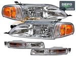 Toyota Camry 1995-1996 Depo Clear Euro Headlights