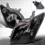 Scion xA 2004-2005 Depo Black Euro Headlights