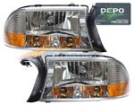 Dodge Durango 1998-2003 Depo Clear Euro Headlights