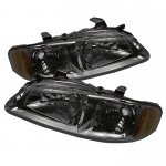 Nissan Sentra 2000-2003 Smoked Euro Headlights