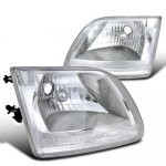 Ford Expedition 1997-2002 Chrome Custom Headlights