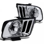 2009 Ford Mustang Chrome Euro Headlights