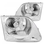 Ford Expedition 1997-2002 Crystal Headlights Chrome