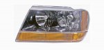 Jeep Grand Cherokee Black 1999-2002 Left Driver Side Replacement Headlight